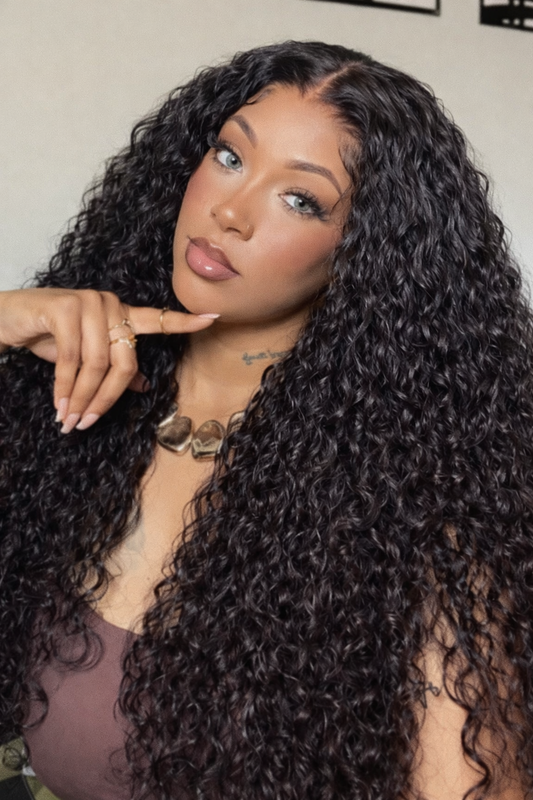 Brazilian deep curly human hair